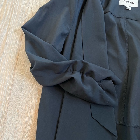 San Joy Women’s Blazer in Black 3/4 Sleeve Women’s Size Medium - Picture 6 of 12